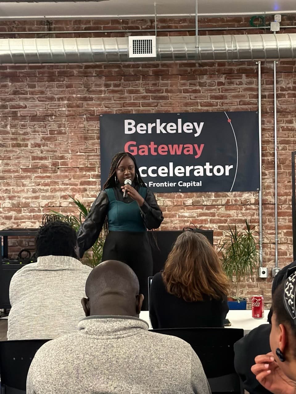 Gida at an accelerator workspace